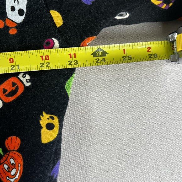 Disney Parks Halloween 2022 Mickey Ghost Full Zip Hoodie SZ Medium Spooky Witchy - Picture 7 of 12